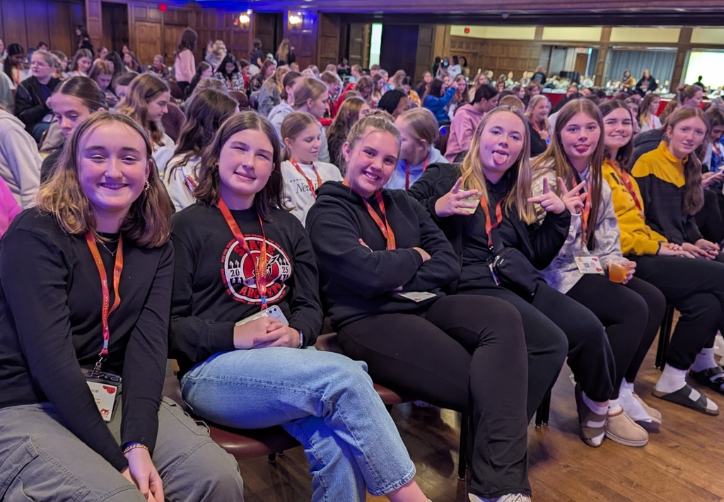 Group of West Fork Girls at ISU Conference