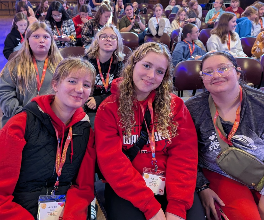 Group of West Fork Girls at ISU Conference