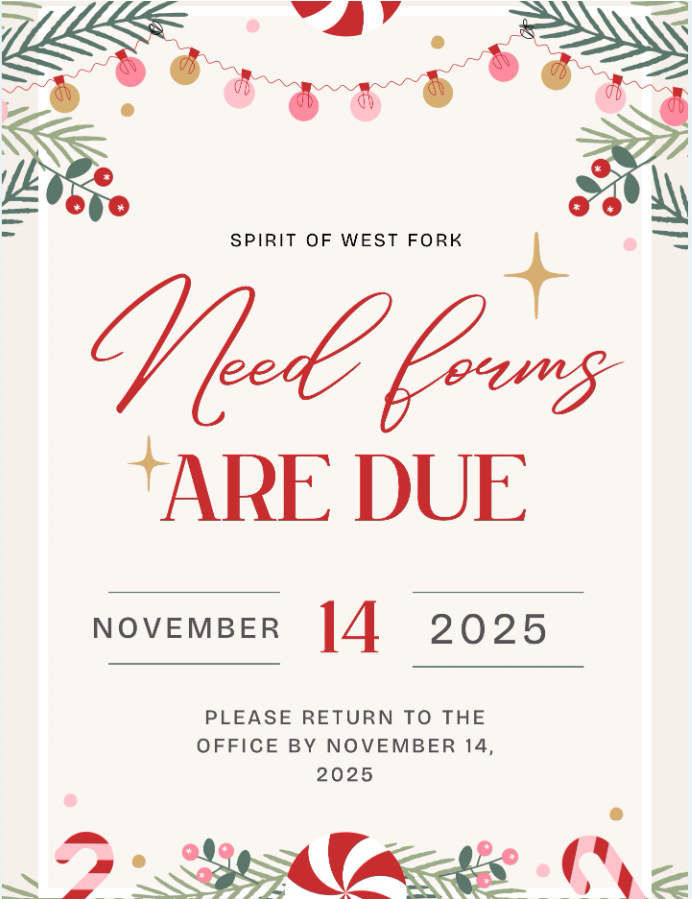 Needs Forms are Due!