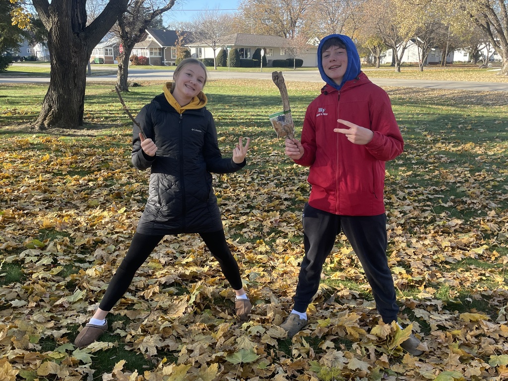Students at the park.