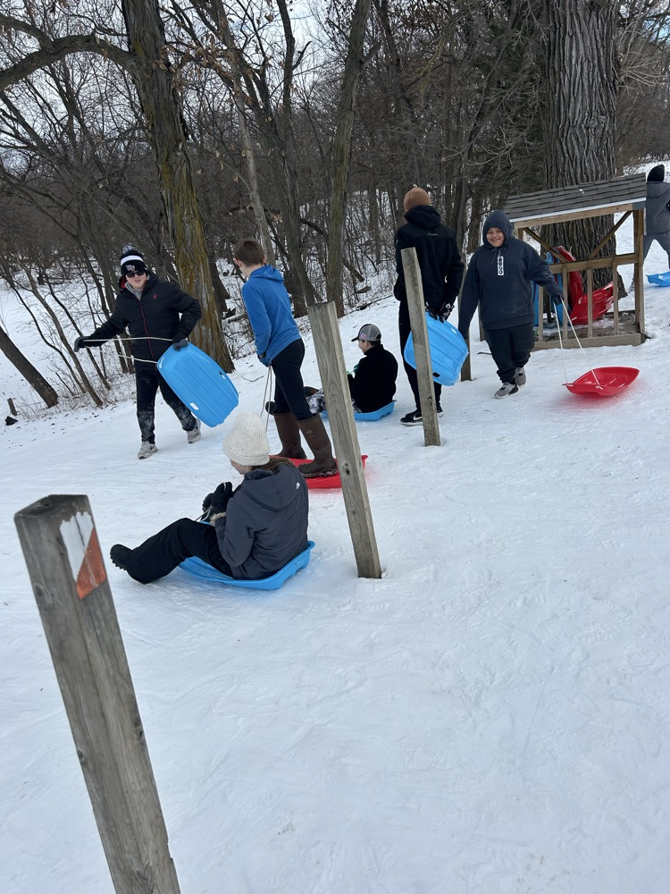 sledding