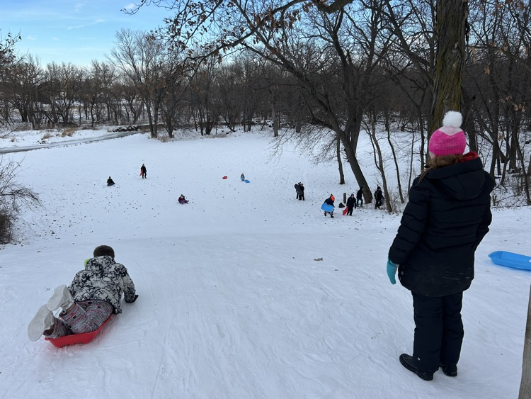 sledding
