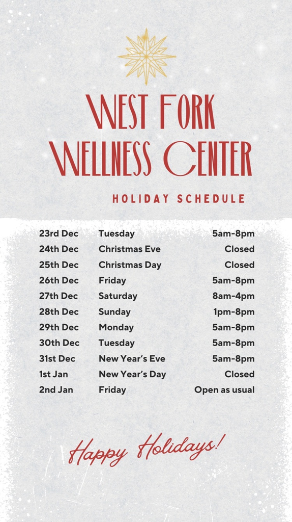 Holiday Hours