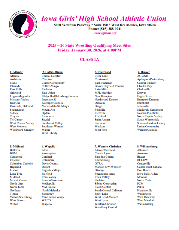 Regional Assignments