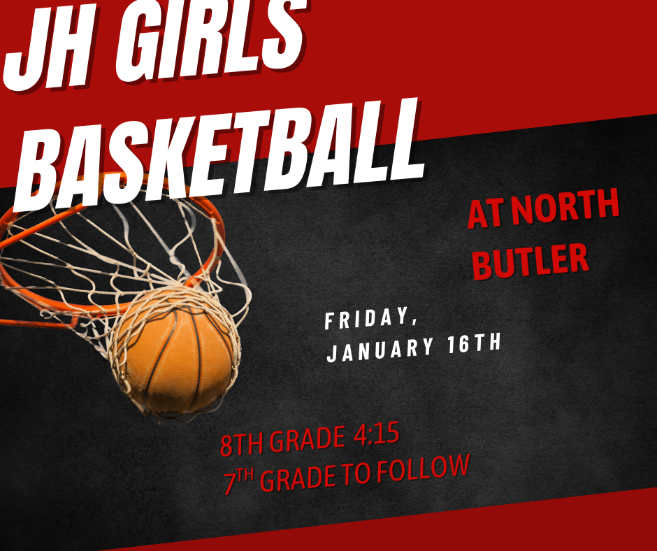 Red Bold Basketball Tournament Facebook Post