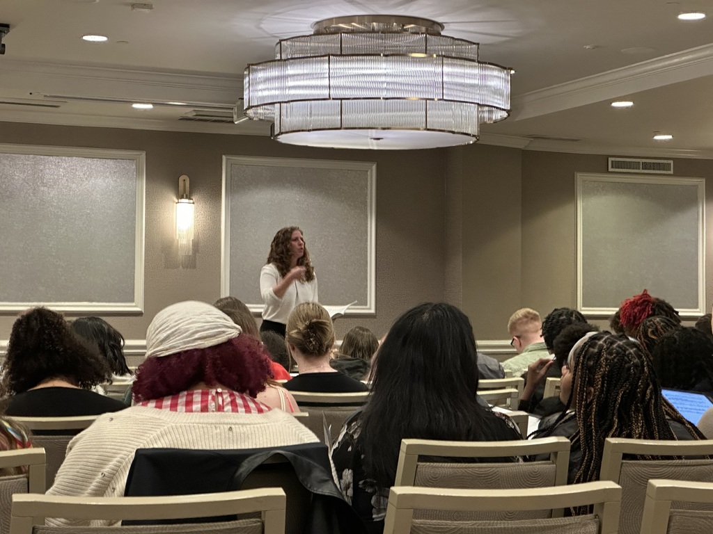 High School Choir NYC Trip Day 2:  4 hour vocal rehearsal, Dallas BBQ, and Little Shop of Horrors.  We are having a blast!