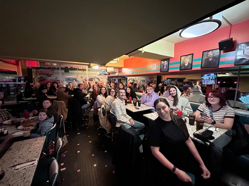 West Fork Choir Trip to NYC Day 3:  Early morning rehearsal, Ellen’s Stardust Diner, and a Walking/Subway Tour through Time Square, World Trade Center Memorial, Wall Street, China Town, and Dinner in Little Italy!