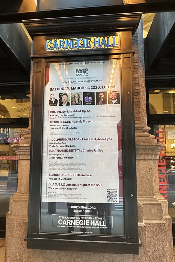 West Fork HS Choir Trip to NYC Day 4: Carnegie Hall, Central Park, and Boat Cruise. 