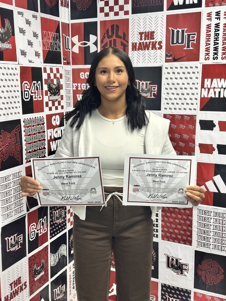 We’re proud to recognize our West Fork Girls Wrestling athletes who earned National Scholar All-American honors!  These young women have shown incredible dedication both on the mat and in the classroom, achieving a 3.5 GPA or higher. Your hard work, discipline, and commitment truly set the standard for what it means to be a student-athlete.