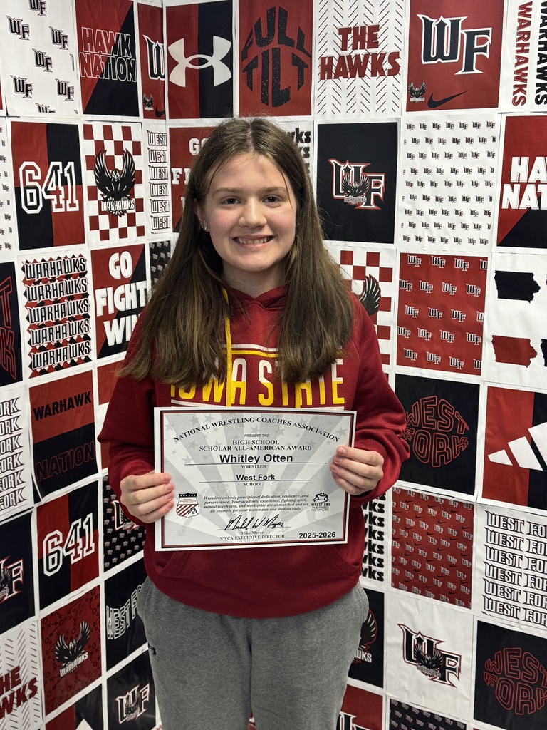 We’re proud to recognize our West Fork Girls Wrestling athletes who earned National Scholar All-American honors!  These young women have shown incredible dedication both on the mat and in the classroom, achieving a 3.5 GPA or higher. Your hard work, discipline, and commitment truly set the standard for what it means to be a student-athlete.