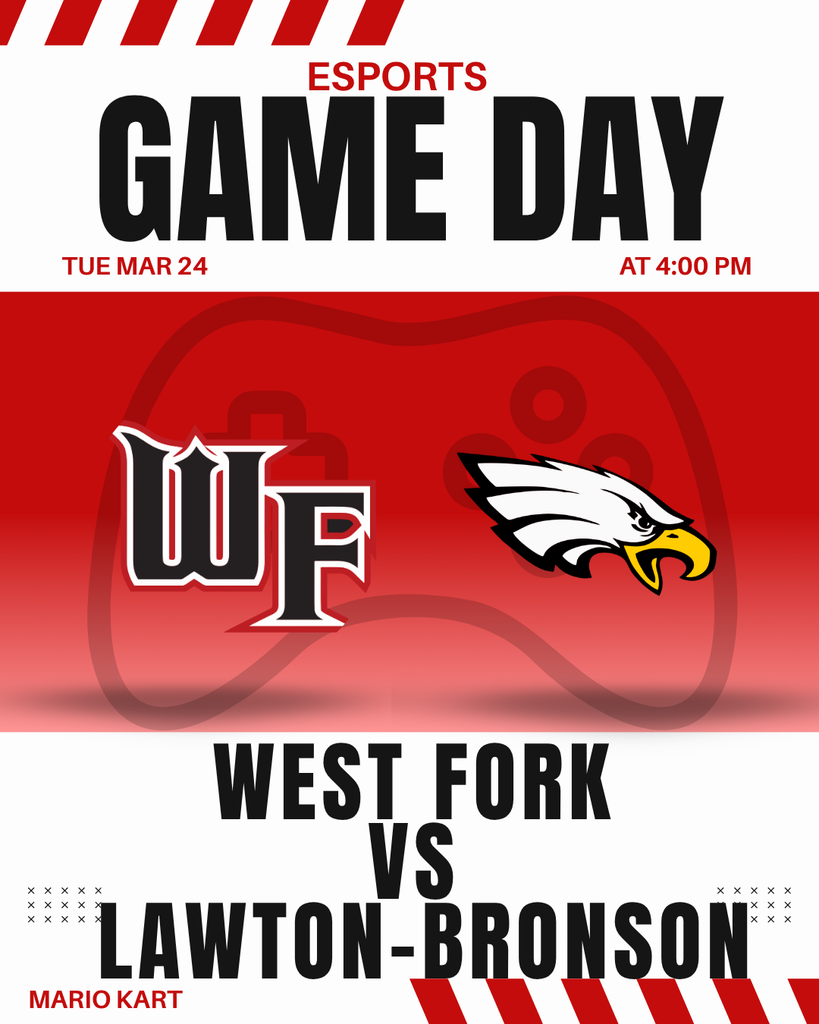 west for esports vs lawton-bronson tuesday march 24 mario cart 