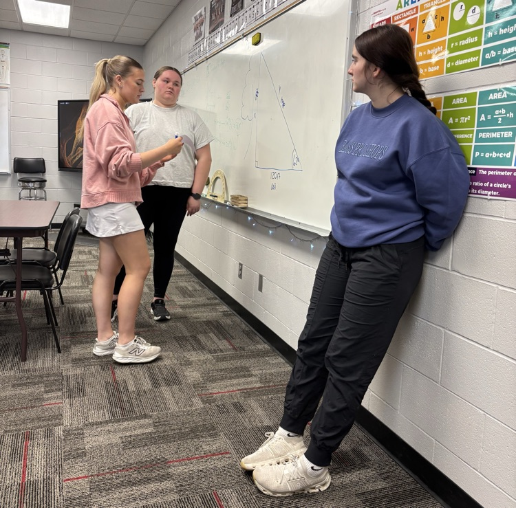 Students teaching Trigonometry  