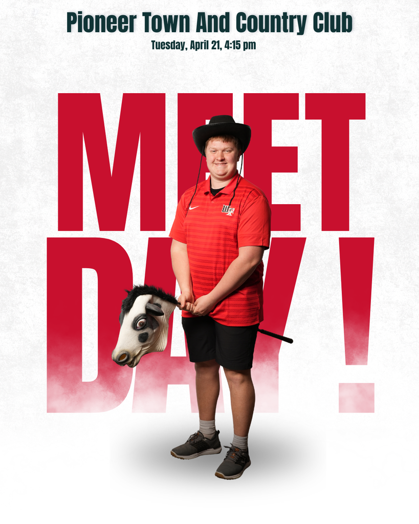 Boys varsity meet day @Pioneer Town And Country Club 4:15pm