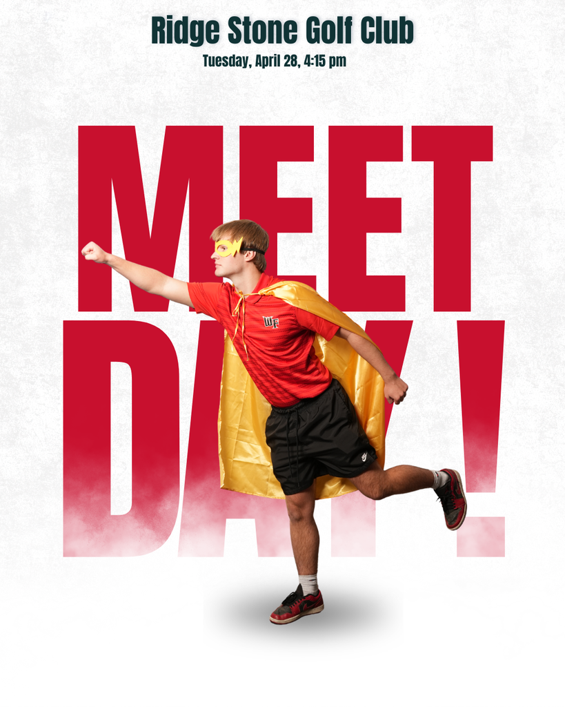 Boys varsity meet day @Ridge Stone Golf Club 4:15pm