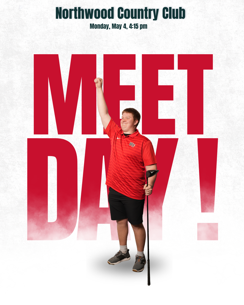 Boys varsity meet day @Northwood Country Club 4:15pm
