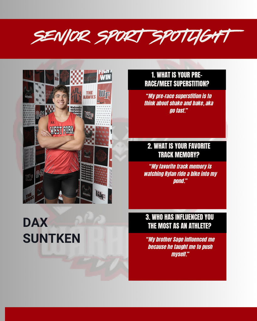 Senior Spotlight - Dax Suntken
