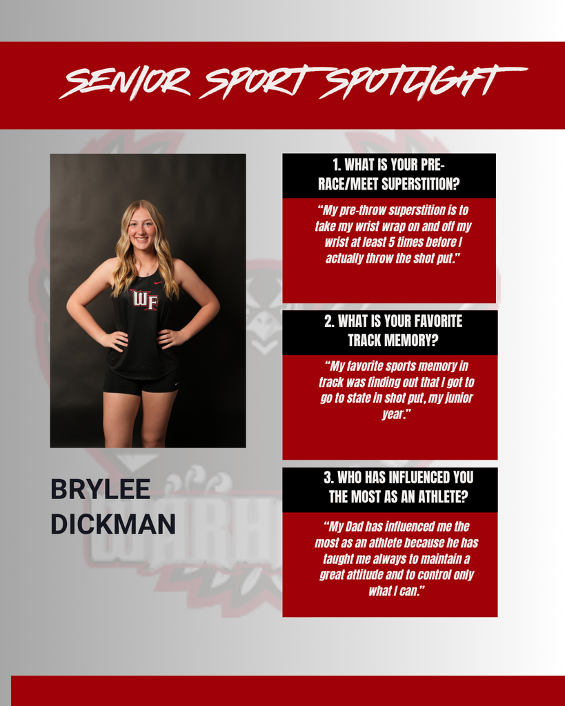 Senior Spotlight - Brylee Dickman