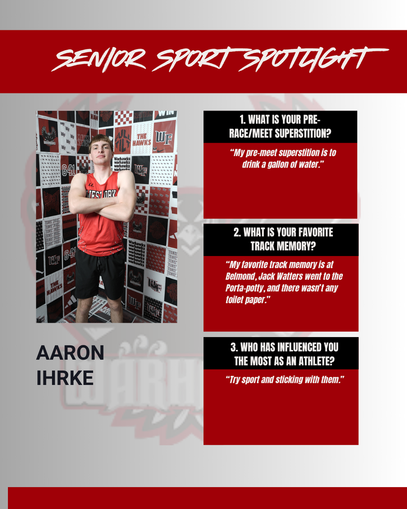 Senior Spotlight - Aaron Ihrke