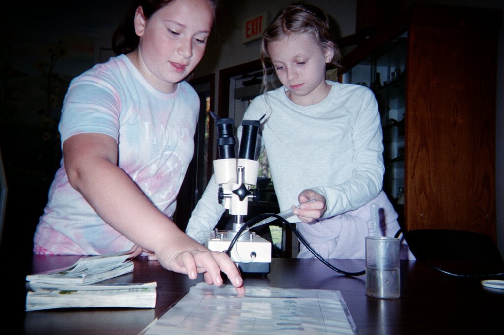 Students at Lime Creek.