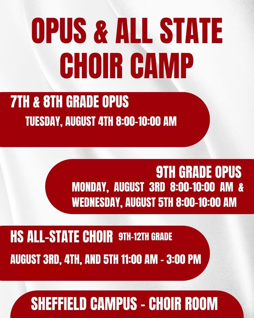 Opus & All-State Choir Camp