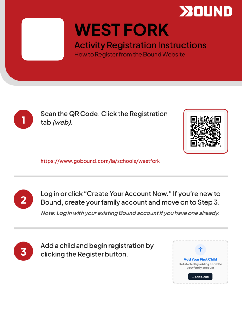 WF Bound Website Registration