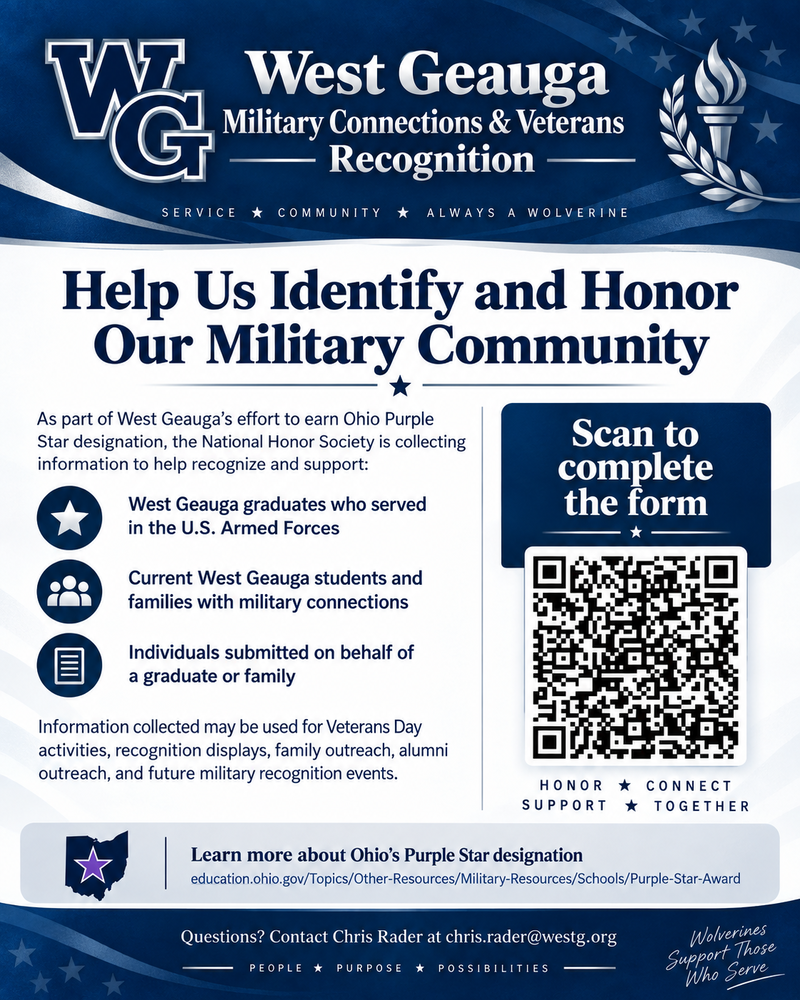 Military Recognition Flyer
