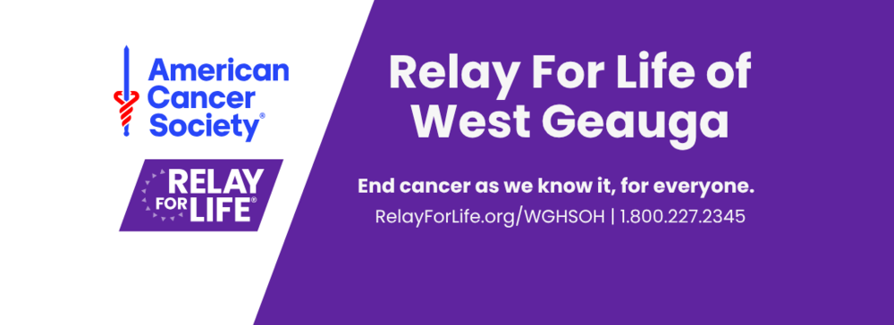 Relay for Life banner