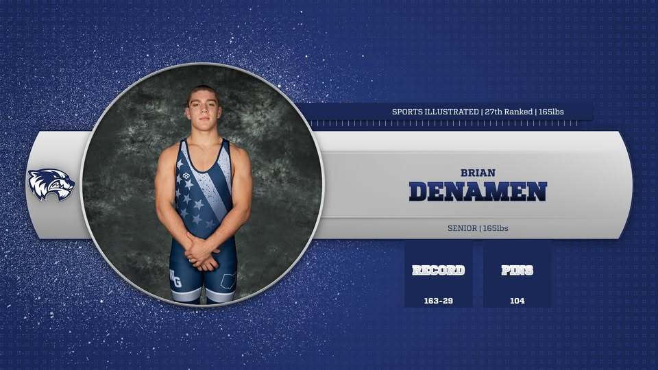 Wrestler Brian Denamen