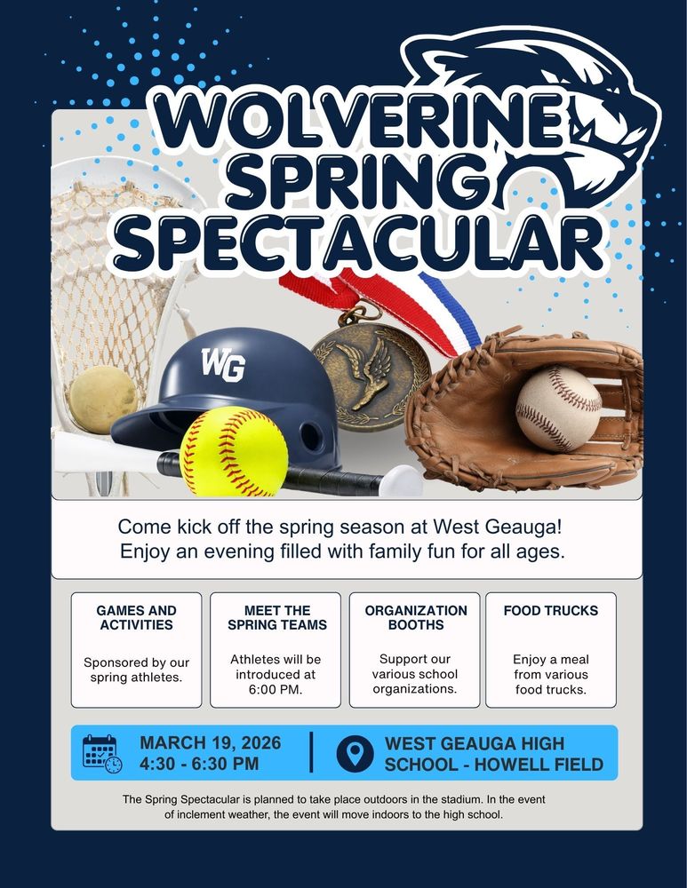 Wolverine Spring Spectacular Flyer