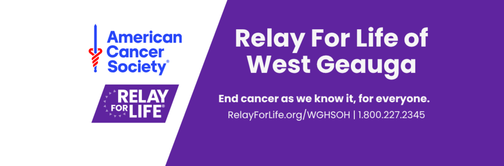 Relay for Life banner