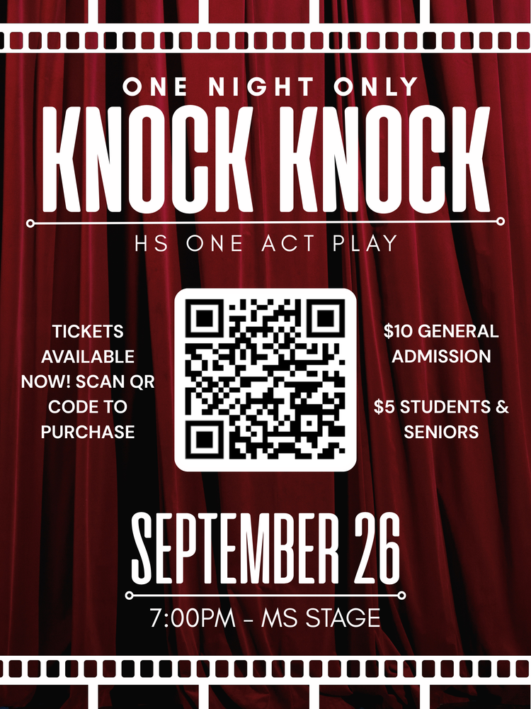 Knock Knock Performance Poster