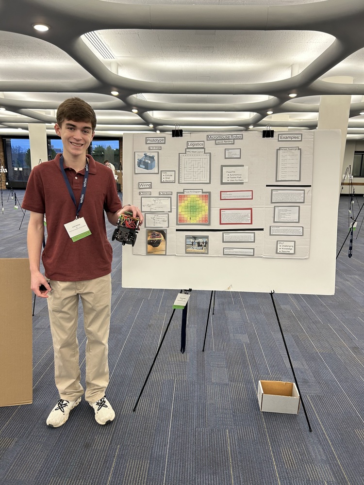 Jacob with Micromouse Robot