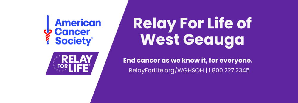 Relay for Life banner