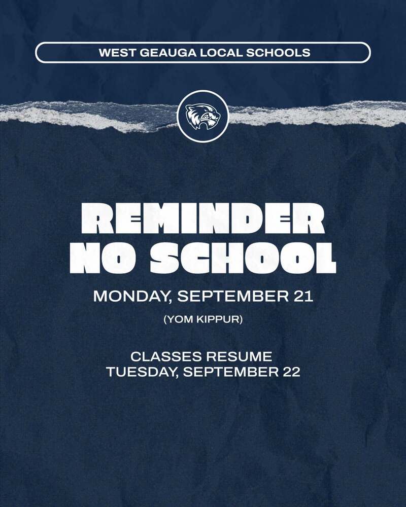 Reminder No School