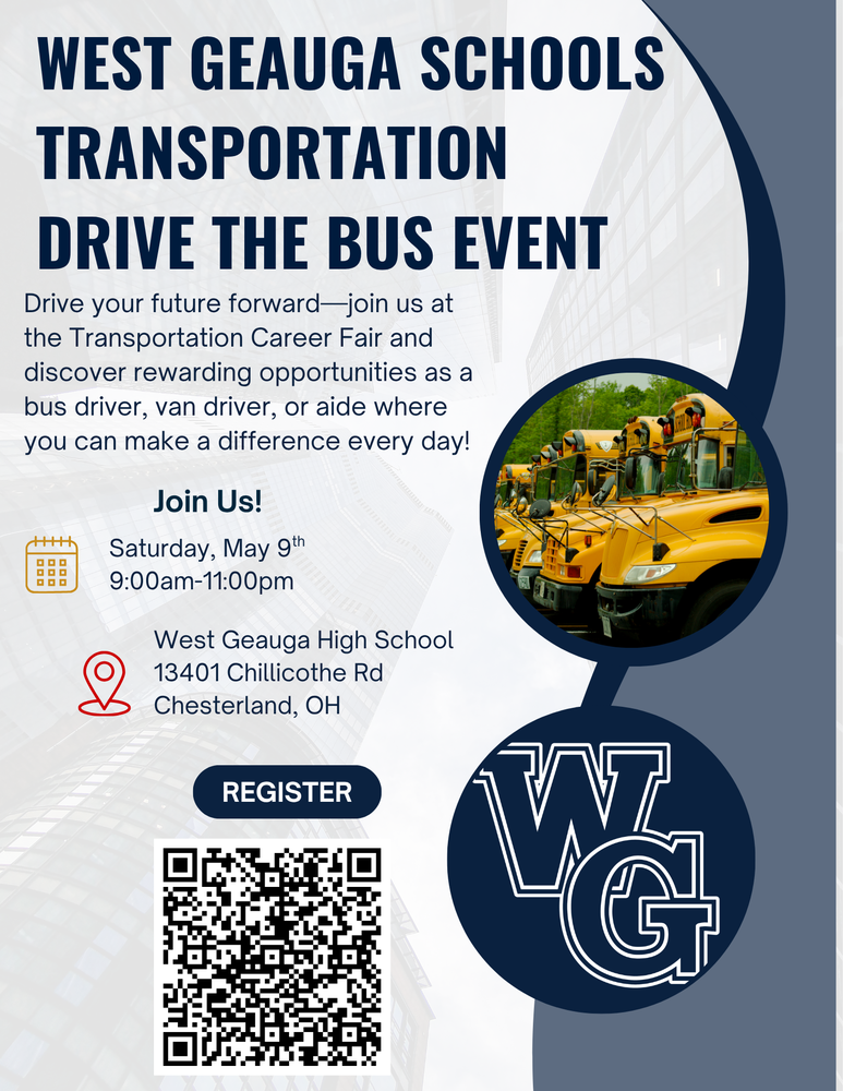 Drive the Bus Event Flyer