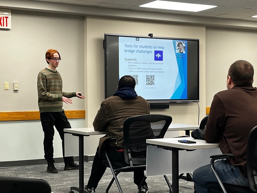 Student Presenting at Gifted Gathering
