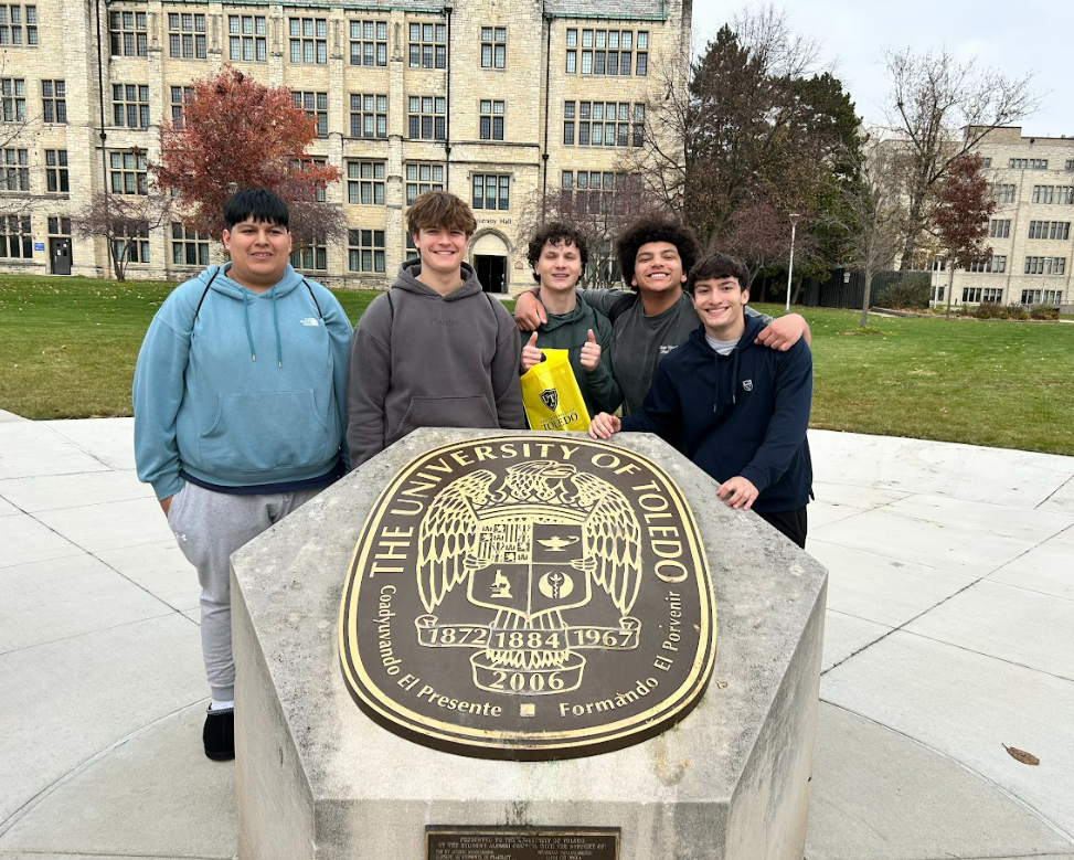 Students visiting University of Toledo