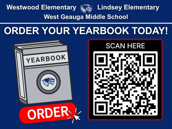 West Geauga District Yearbook Sale Reminder