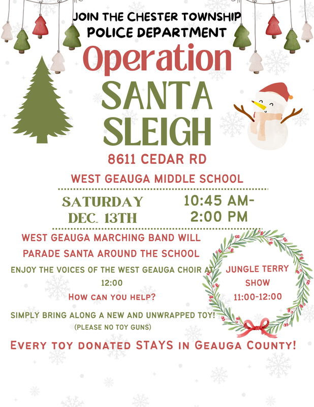Operation Santa Sleigh flyer
