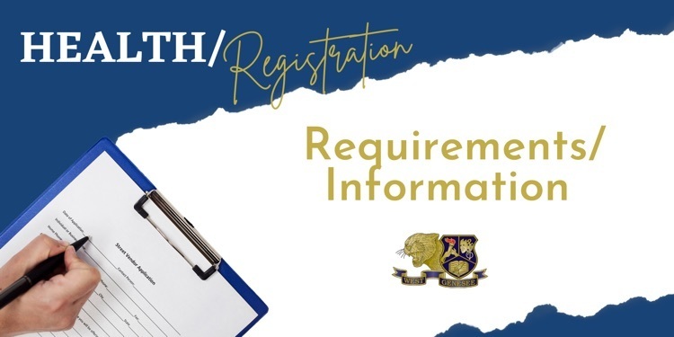Health and Registration Requirements