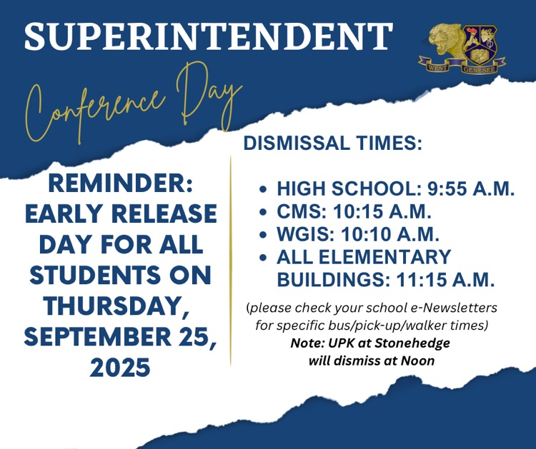 early dismissal times