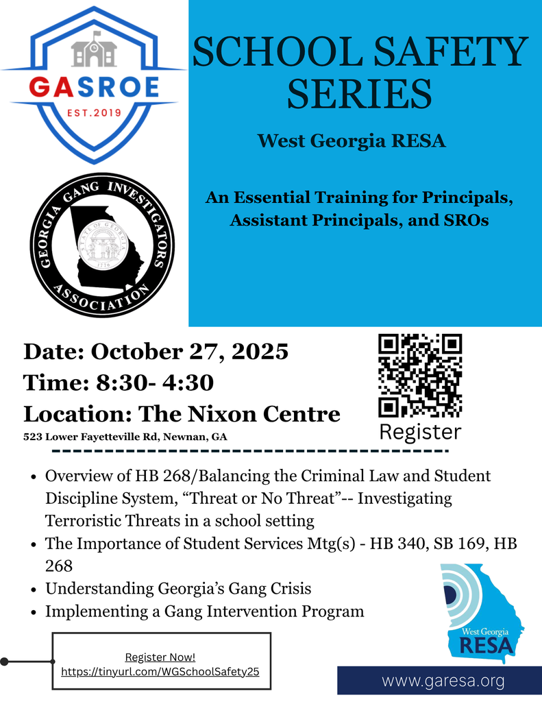 School Safety Series Registration Flyer
