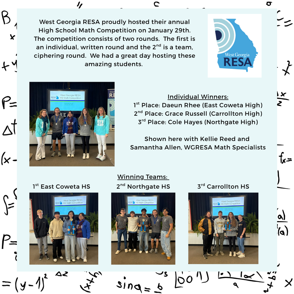 West Georgia RESA High School Math Competition