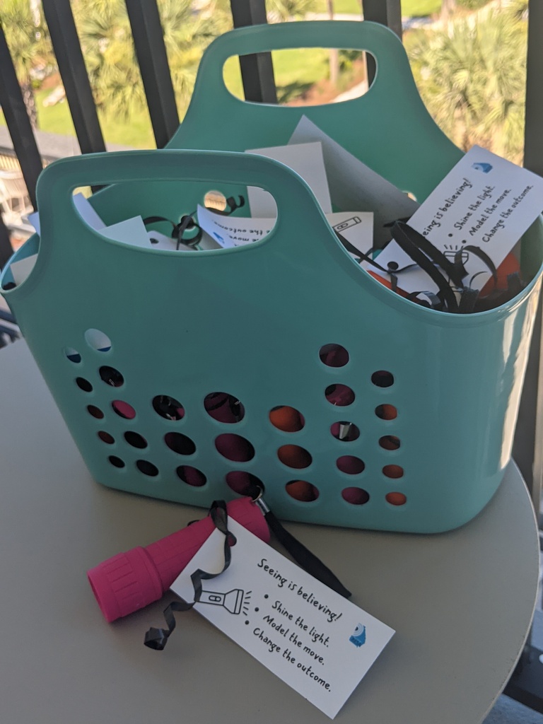 Flashlight basket