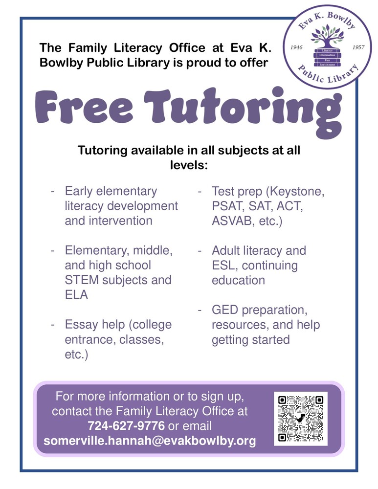 Free Tutoring