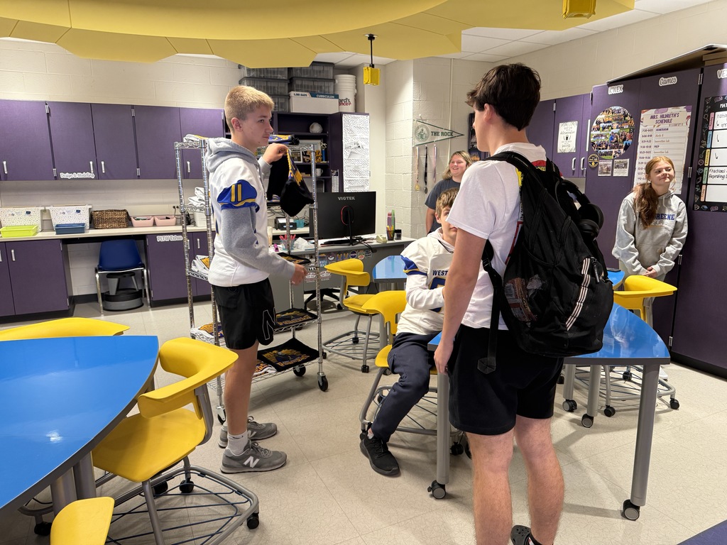 Students selling shirts