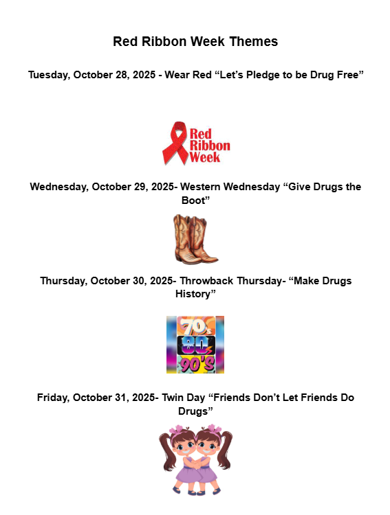 Red Ribbon Week Themes