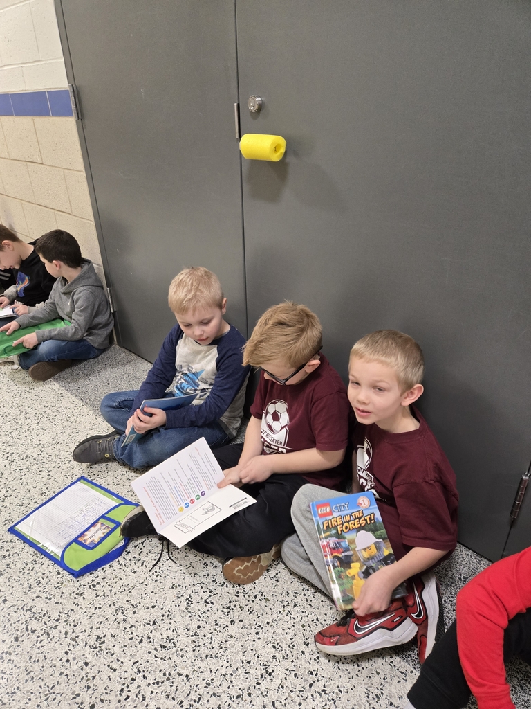 Buddy reading with K and 1st