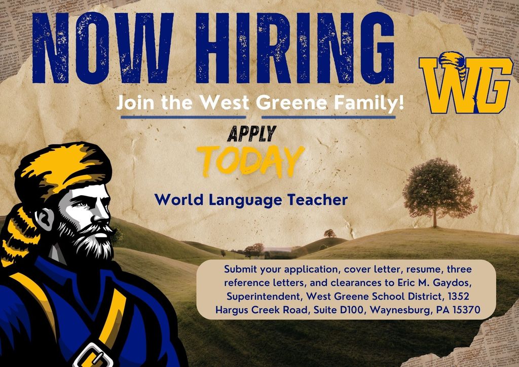 Now hiring: World Language Teacher 