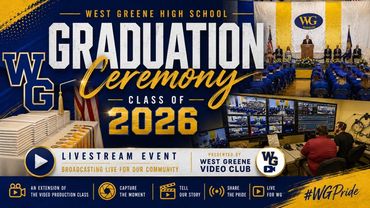 west Greene graduation livestream 5/29 at 6pm